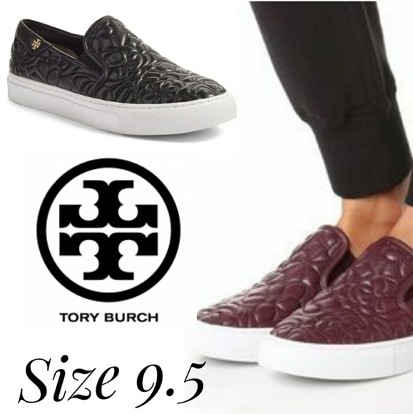 tory burch leather sneakers